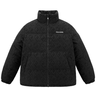 【商场同款】太平鸟男装提花羽绒服冬季新款立领面包服B2ACF4522