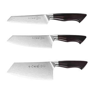 十八子作大马士革钢菜刀西餐主厨刀家用水果刀切片刀料理刀