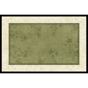 绿色地毯客厅2026新款法式复古中古风免洗可擦沙发轻奢高级感地垫