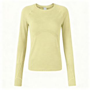 瑜伽服上衣女秋冬修身显瘦高弹运动长袖圆领跑步速干健身t恤外穿