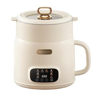 西可珐琅陶瓷釉电煮锅一体锅多功能小型宿舍小火锅低糖电饭煲家用