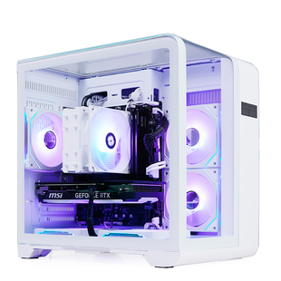 交朋友特惠微星RTX5070海景房酷睿I5 12600KF电脑组装兼容主机