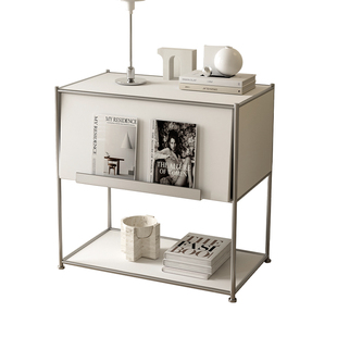 中古模块柜卧室家用不锈钢床头柜子ins沙发边柜客厅斗柜usm收纳柜