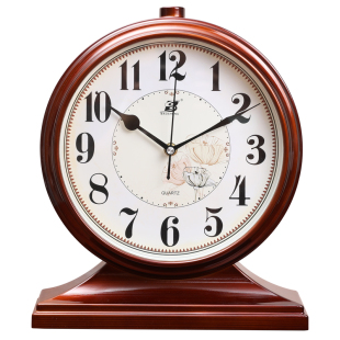 客厅台式座钟大号复古家用桌面中式石英钟表坐钟摆放台钟时钟摆件