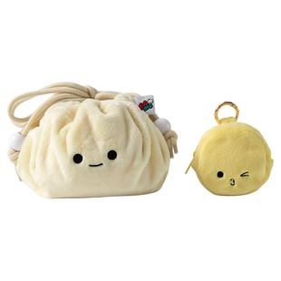 【新品】KINGJIM锦宫收纳包Baome可爱造型化妆包储物袋小巧食物造型毛绒包零钱袋少女儿童卡包事务包