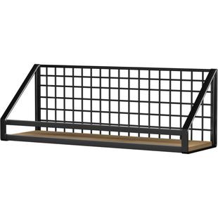 墙上置物架卧室床头免打孔宿舍神器墙壁壁挂式挂墙三角木板收纳架