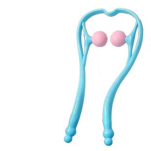 颈椎按摩器脖子肩颈神器手动颈背腰部多功能揉捏夹疏通仪家用理疗