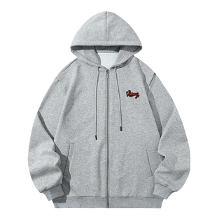 维动长袖开衫卫衣男连帽拉链美式篮球训练运动外套宽松休闲大码冬