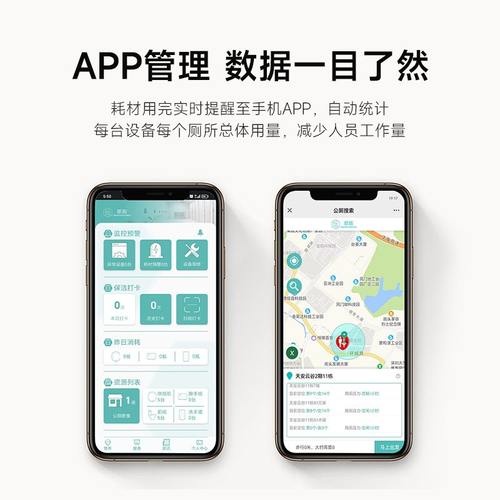 智慧化卫生间分配器自动感应纸巾盒耗材监控数据管理抽纸盒智能