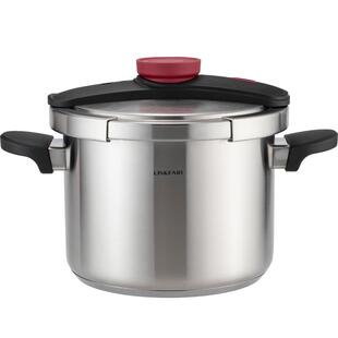 凌丰小红帽压力锅加厚304不锈钢高压锅家用防爆新款燃气电磁炉用