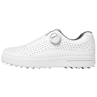 PGM儿童高尔夫鞋透气小白鞋青少年童鞋运动鞋男童旋纽扣女童球鞋