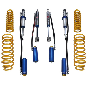 LC90 LC95老霸道3400减震器PFD博奋德8段可调避震弹簧升高2寸套件