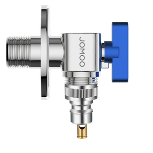 九牧洗衣机水龙头自动止水螺纹通用卡扣式家用滚筒全自动46分角阀
