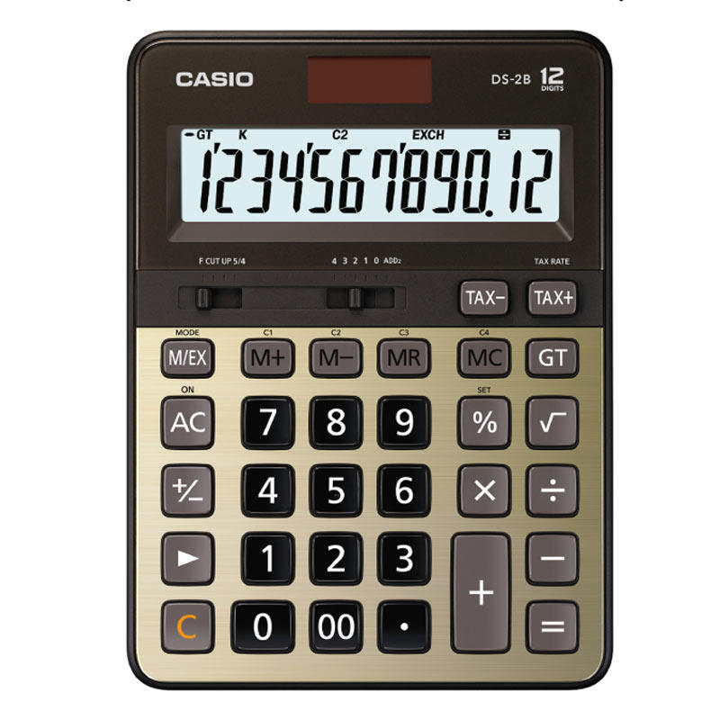 卡西欧casio耐磨轻触财务桌面