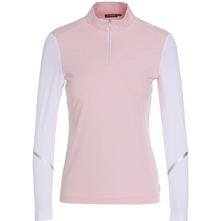 Azureway 新款高尔夫女装时尚夏款套装长袖防晒T恤短裙荷叶边裙子