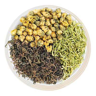 金银花菊花蒲公英茶去火润燥