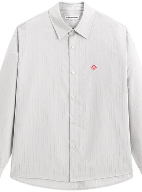 太平鸟男装肌理印花衬衫