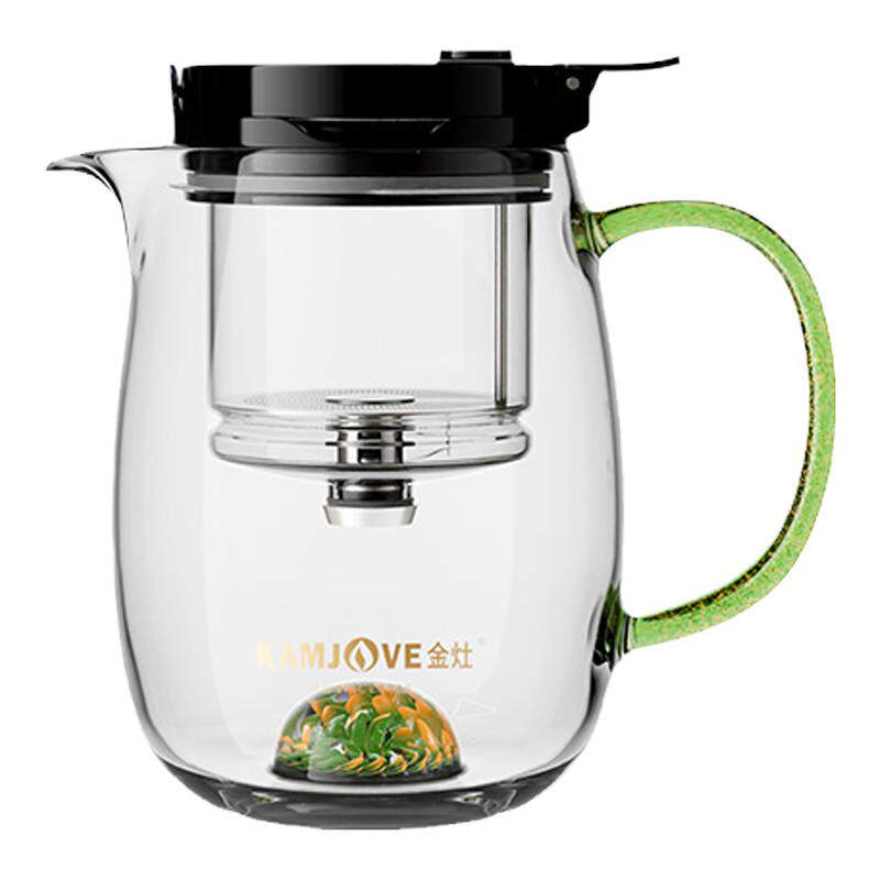 金灶全玻璃飘逸杯茶水分离茶壶