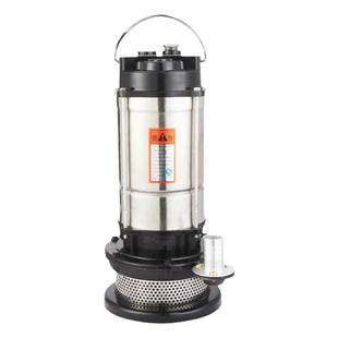 潜水泵污水泵220v抽粪泥浆家用高扬程农用灌溉排污不锈钢抽水泵