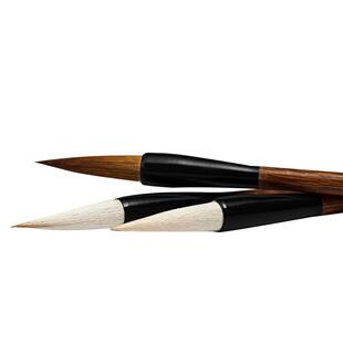 御宝阁书法毛笔专业级狼毫兼毫中号写字笔行书楷书隶书入门套装书法国画专用羊毫紫毫中楷软笔初学者颜体练字