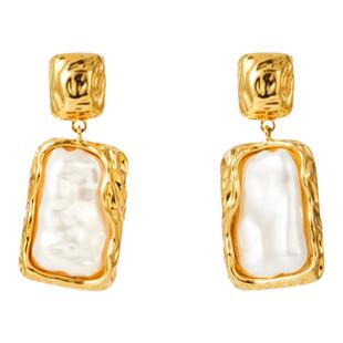 OUBIYABI欧比雅比假日波西米亚巴洛克度假耳环耳坠银针大气风耳钉