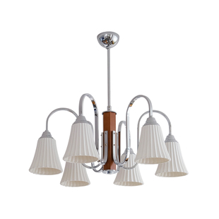 原创柚米法式中古客厅吊灯奶油风餐厅灯美式复古卧室全光谱护眼灯