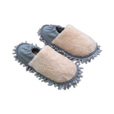 秋冬保暖女包头静音木地板拖鞋