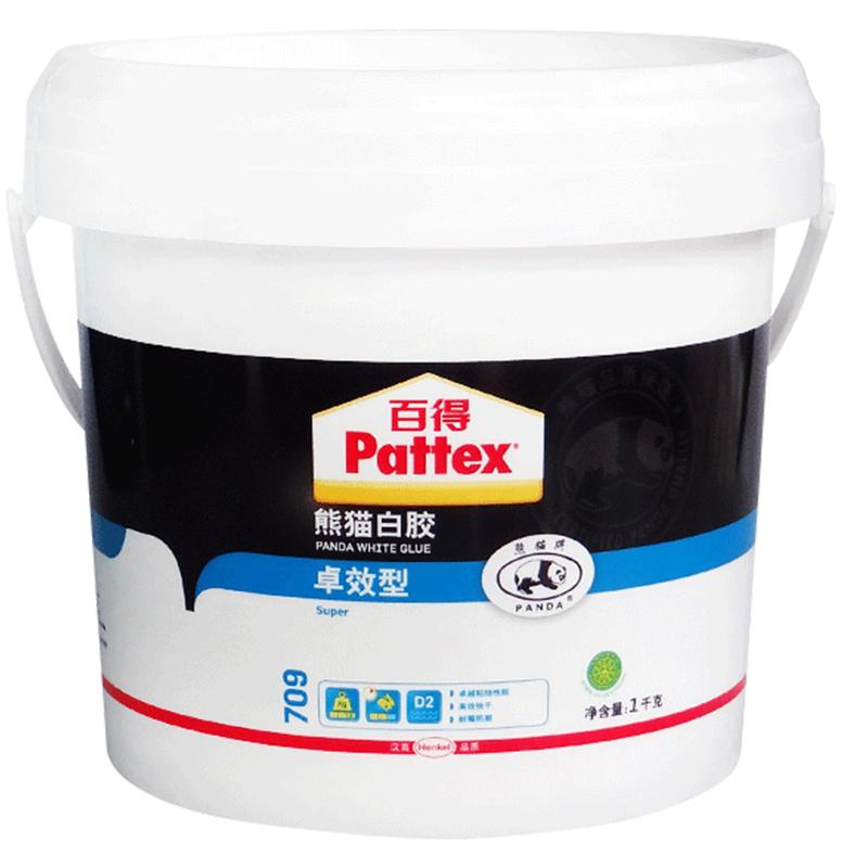 德国汉高百得熊猫白胶 木工胶卓效型环保白胶水白乳胶709型号10kg