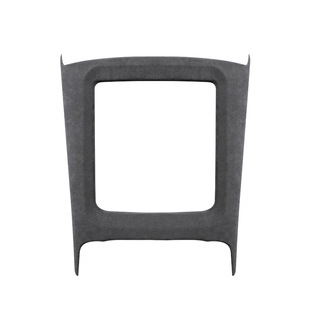 适用极氪7X中控无线充电面板框盖装饰贴Alcantara翻毛皮内饰改装