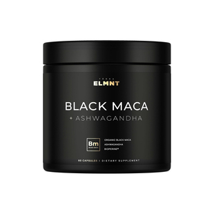 美国直邮TERRA ELMNT高浓度黑玛卡根胶囊Black Maca南非醉茄60粒