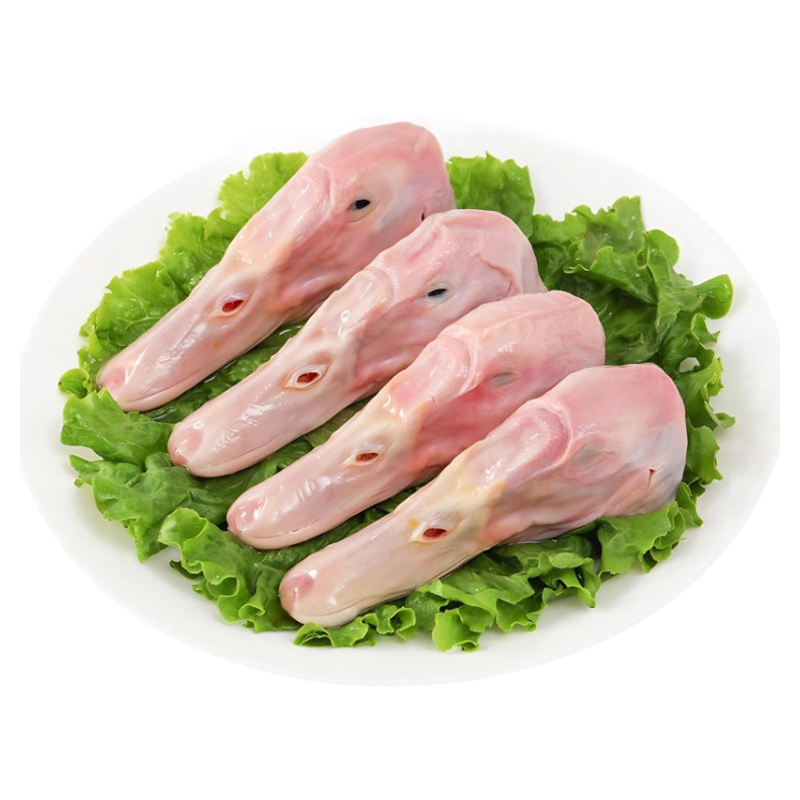新鲜鸭头大号卤味生食材生鲜冷冻批发鸭货顺丰快递送料包