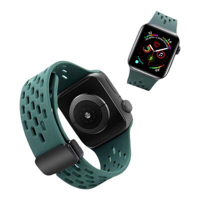 AppleWatch手表带透气磁吸折叠扣
