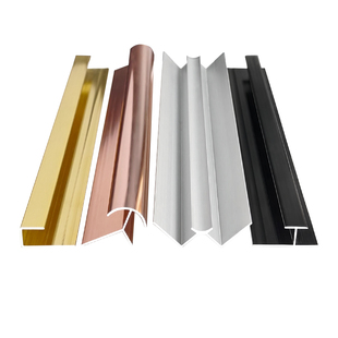 8毫米护墙板阴角阳角收口接缝集成板铝合金收口条木饰面工字条