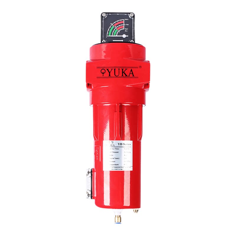YUKA宏日嘉YD压缩空气精密过滤器配套除油水除尘高效过滤分离器DH