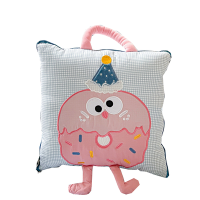 卡通折叠两用抱枕被四季