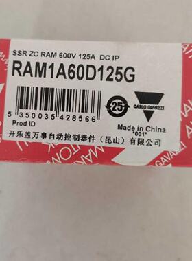 议价原装正品瑞士佳乐CARLO RAM1A60D125G 固态继电器