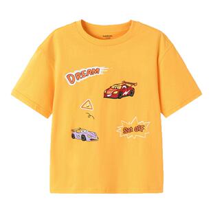 巴拉巴拉儿童短袖t恤男童宝宝纯棉半袖夏装2026新款童装卡通上衣