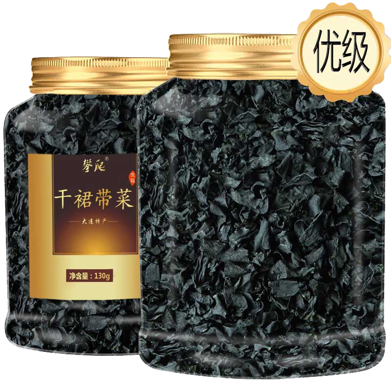 儿童有机】免洗裙带菜干货嫩海带芽苗非特级宝宝婴儿大连官方旗舰