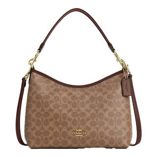 COACH/蔻驰官方 奥莱款Laurel中号女士单肩斜挎手提包流浪包CEY95