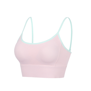 annerun运动内衣女带胸垫外穿防震美背文胸聚拢吊带背心瑜伽服潮