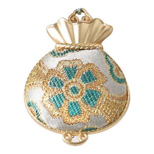 新中式古风宋锦非遗蜀锦首饰国风饰品小众设计葫芦挂件