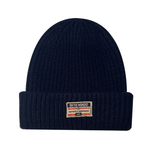 坚定Jodhat毛线帽秋冬百搭加厚保暖套头帽复古冷帽大头围针织帽男