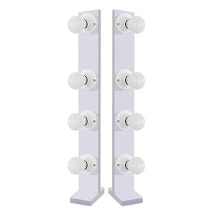 众靓四排灯直播间补光灯主播美颜嫩肤电脑手机桌面打光灯柔光灯化妆灯面光灯美光灯手机拍摄双排便携竖排灯