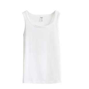 夏季百搭纯棉跨栏背心纯色无袖坎肩T恤运动宽松打底汗衫吊带男女