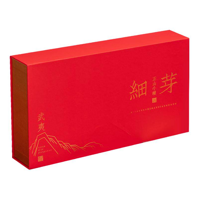 武夷山细芽正宗桐木高山小种红茶高档礼盒装茶叶500g