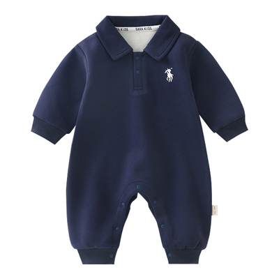 婴儿衣服秋冬连体衣小月龄男宝宝