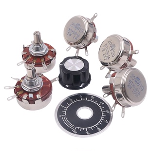 可调变阻器单圈碳膜电位器单联WH118-1A 2W 1 2.2 4.7 22 470K10K