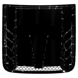 适用24-25款普拉多机盖罩LC250霸道越野亮黑机盖保护罩阿勇改装件