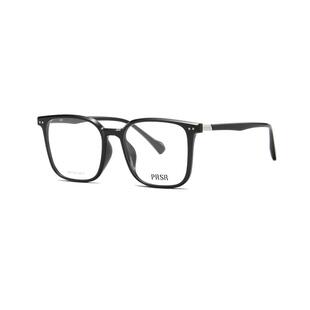 帕莎简约舒适眼镜框轻盈修颜TR材质素颜百搭优雅方框眼镜PB75002