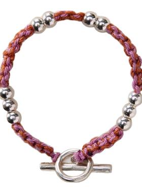 EnSage青红/粉橘/黄黑编织手链